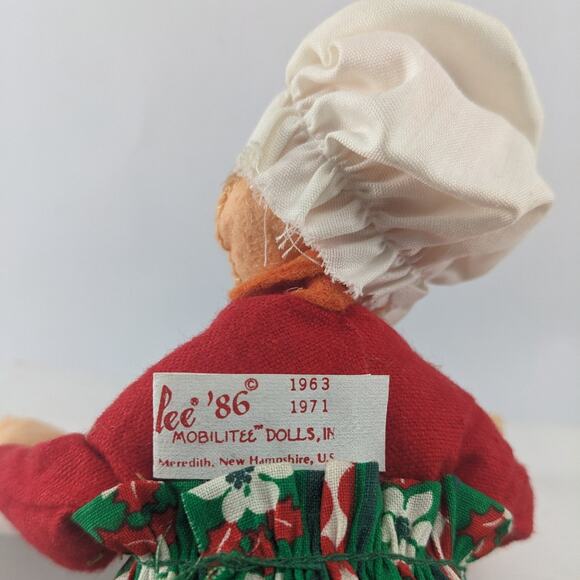 ANNALEE Christmas Mobilitee Mr. & Mrs. Clause Dolls Vintage 1963/1971 8" - Picture 9 of 10
